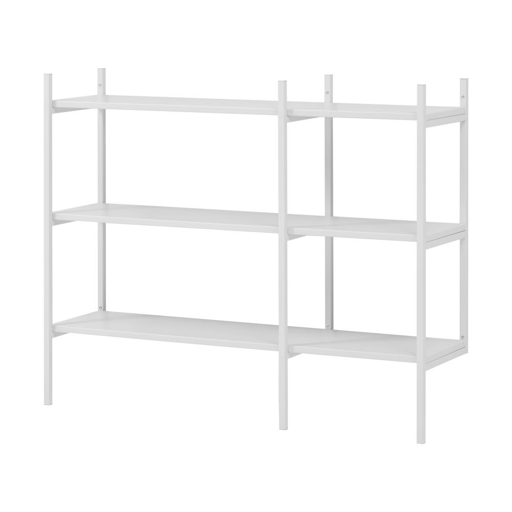 Portal bokhylla small, White, 123 cm