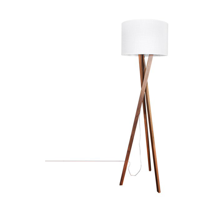 Vega golvlampa 160 cm, Valnöt
