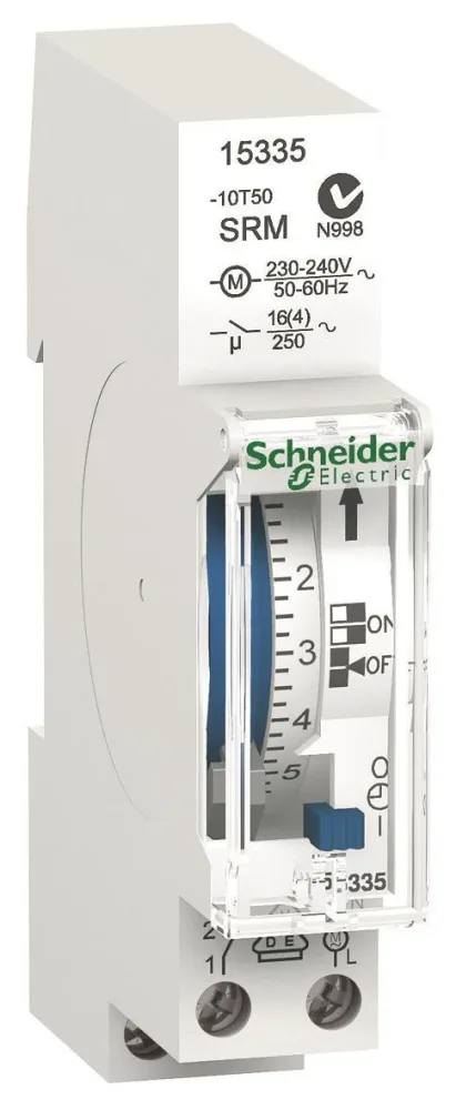 Schneider Electric 15335 Kopplingsur 1-polig, mekaniskt