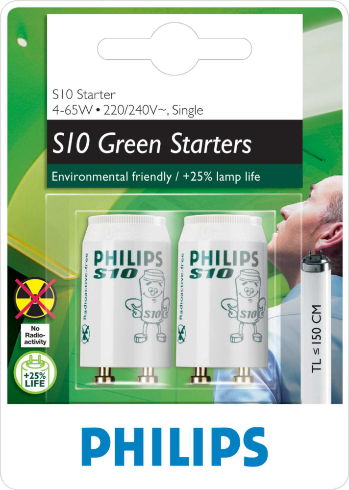 LYSRÖRSTÄNDARE PHILIPS S10 2P PH SB