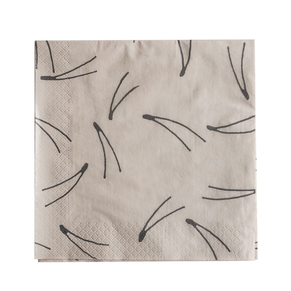 Barr servett 33x33 cm 25-pack, Natur