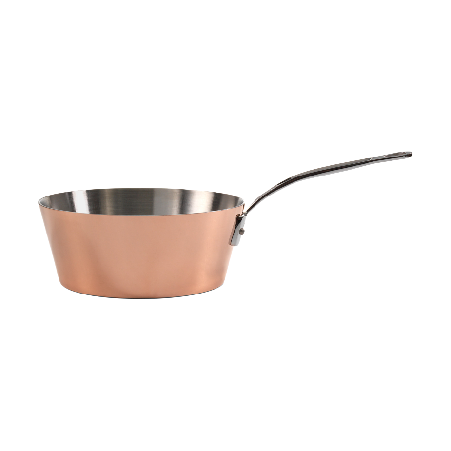 Samuel Groves utsvängd kastrull koppar, 2 L