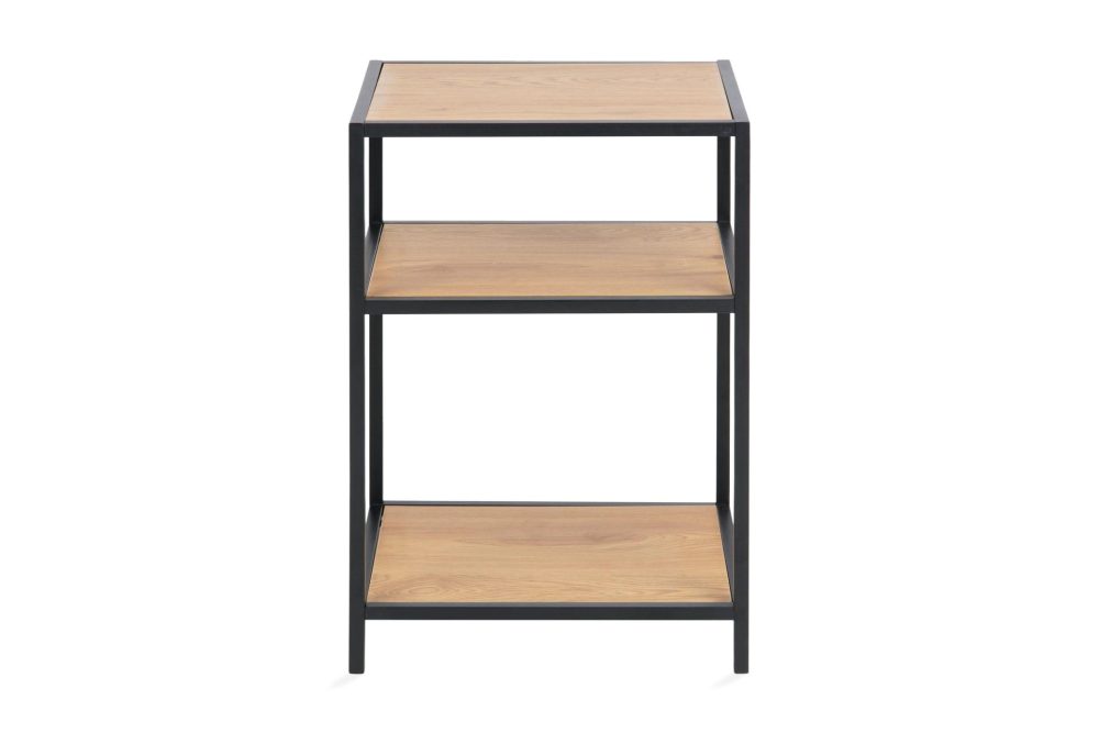 Hasslevik Sängbord 35 cm med Förvaring Hyllor