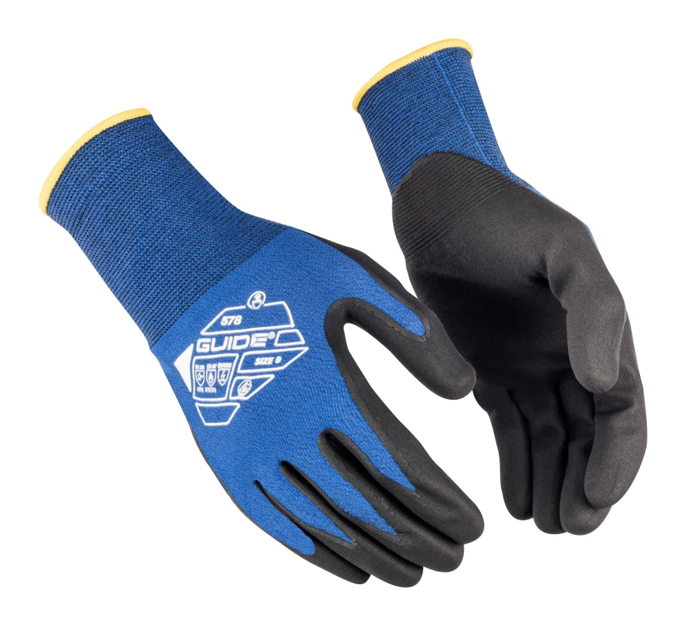 Guide Gloves 578 HP Handske nitril, ESD, touch, antistatisk 8
