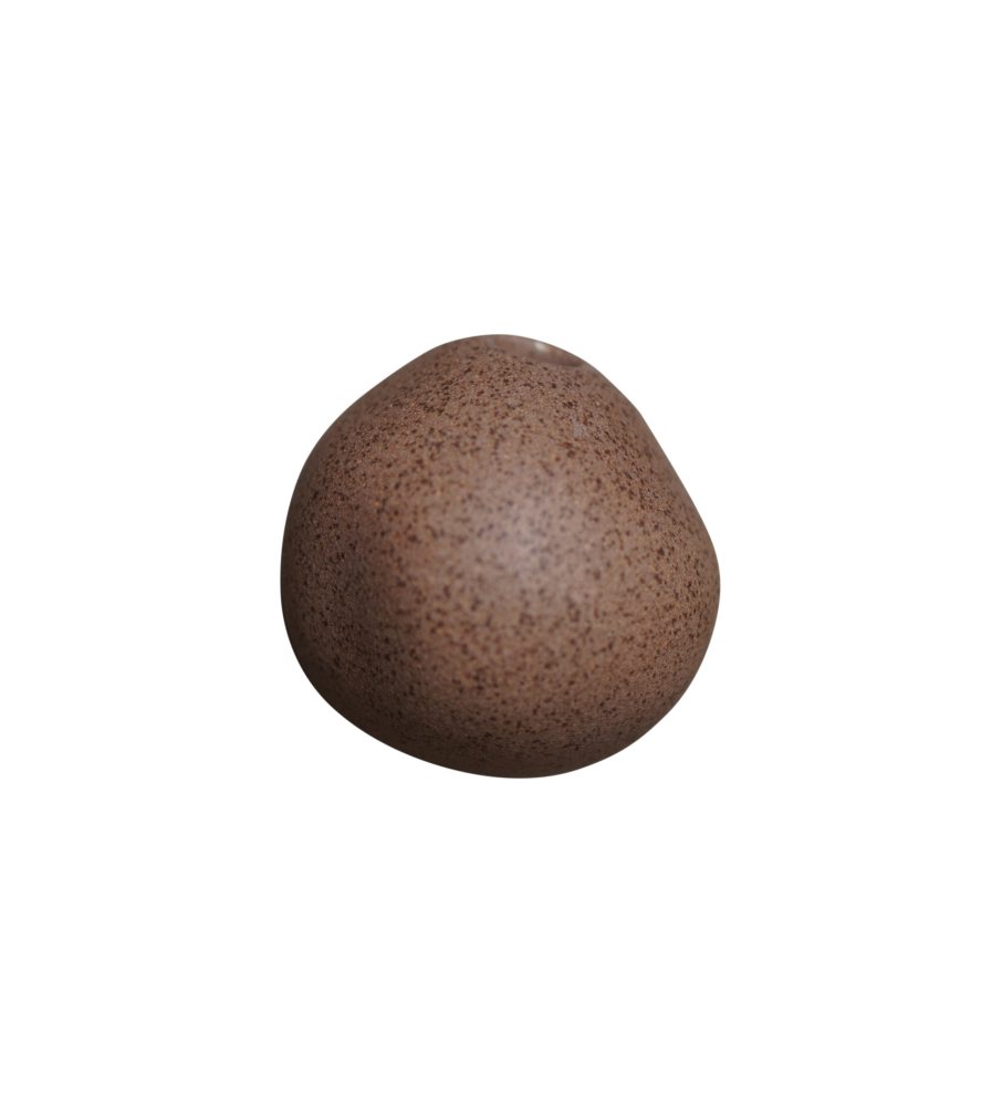 Miniature vägghängd vas brun, Small Ø8 cm