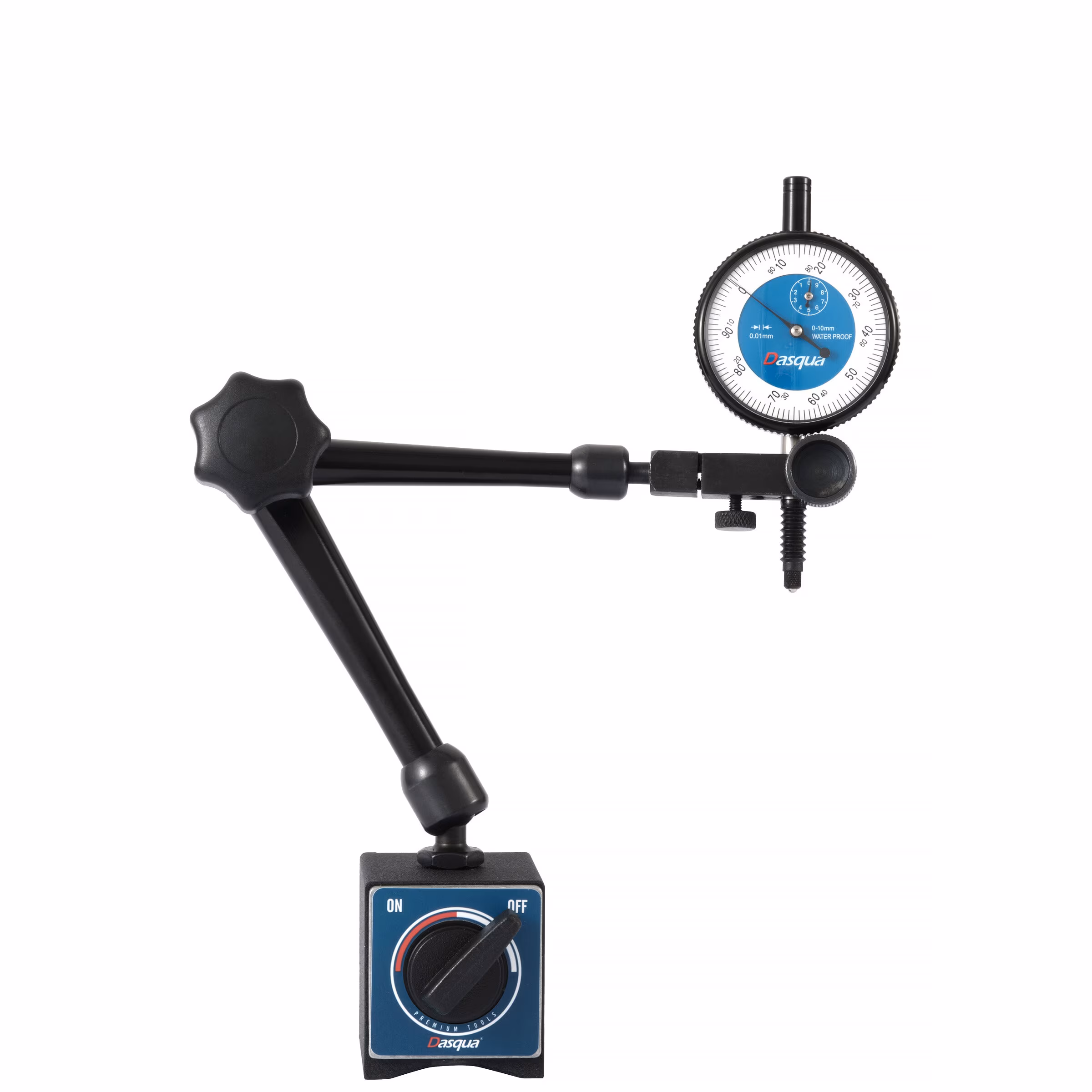 Kjøp Dasqua Indikatorklokke med stativ, 0-10 mm, 80 kg