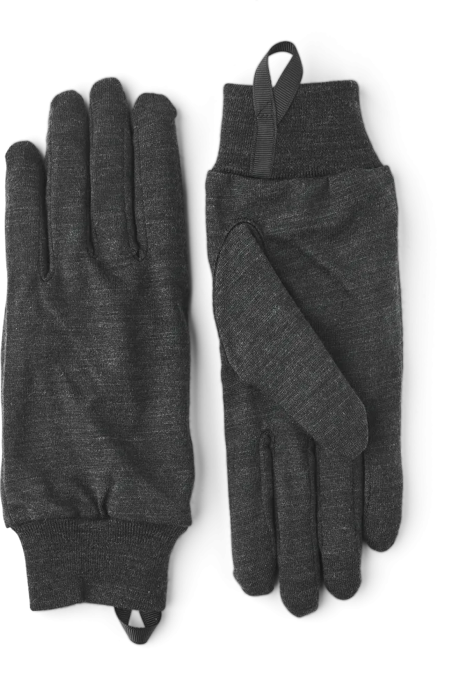 Hestra Pro Merino Wool Liner Active Vinterhandske svart/grå 9