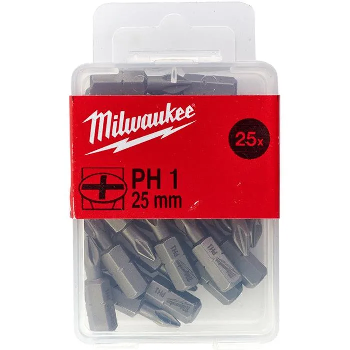 Milwaukee PH2 Bits 25-pack 25 mm