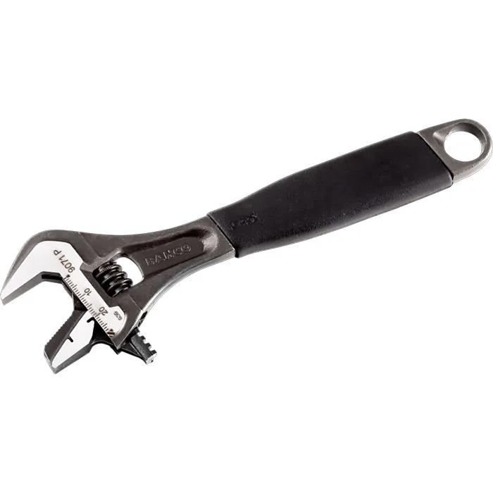 Bahco 9070 P Skiftnyckel svartoxiderad, vändbar käft 158 mm