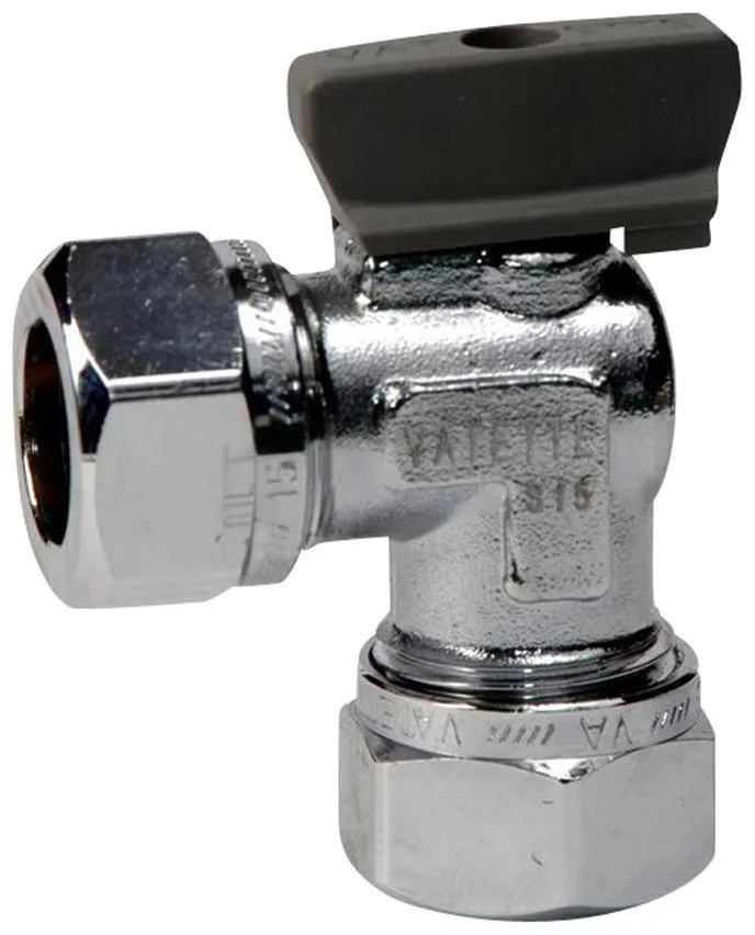 Gustavsberg FG074050305 Vinkelventil utv Ø ansl 1 15 mm, utv Ø ansl 2 10 mm