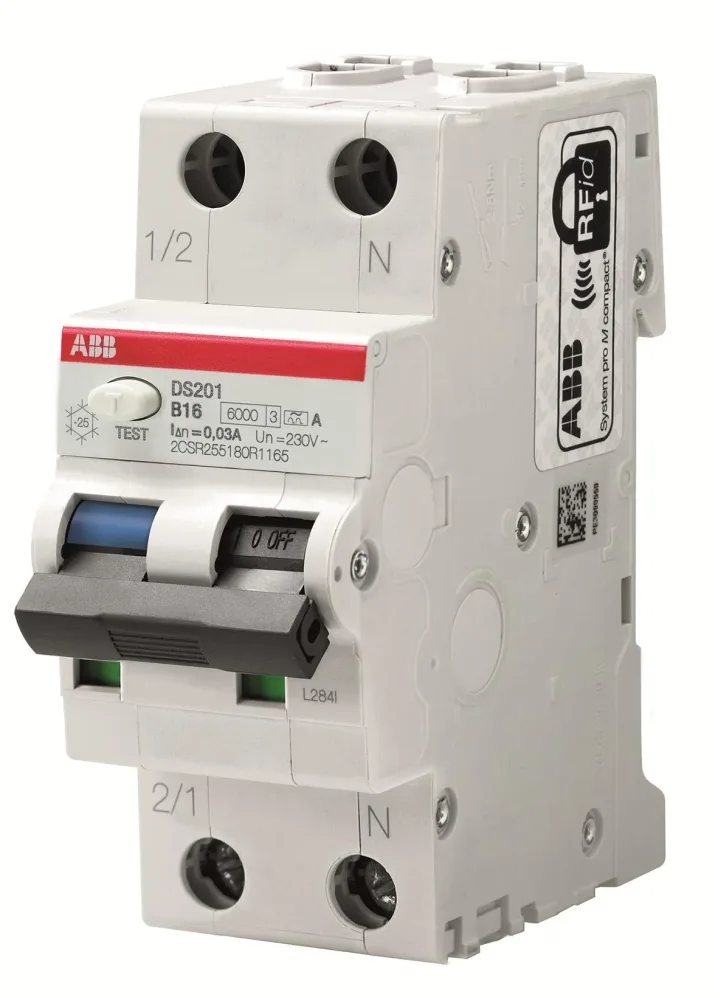 ABB 2CSR255180R1137 Personskyddsautomat 6kA, K-karakteristik, typ A DS201 K13 A30