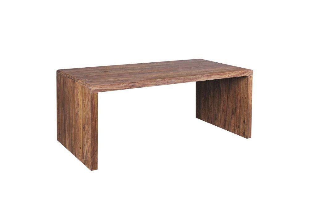 Skrivbord Wohnling Massiva träben lantlig stil 200x100 cm, Rose Wood