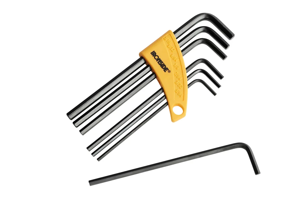 Ironside 114009 Vinkelnyckelsats 7 delar, insex, 5/64"-3/16"