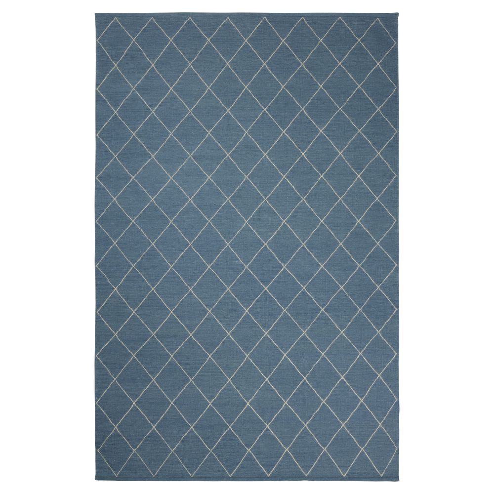 Diamond matta 184x280cm, Heaven blue- off white