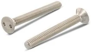 Schäfer & Peters 910325 12 Säkerhetsskruv med tvåhålsdrift, försänkt huvud, M5 M5 x 12 mm, 100-pack - Bild 2