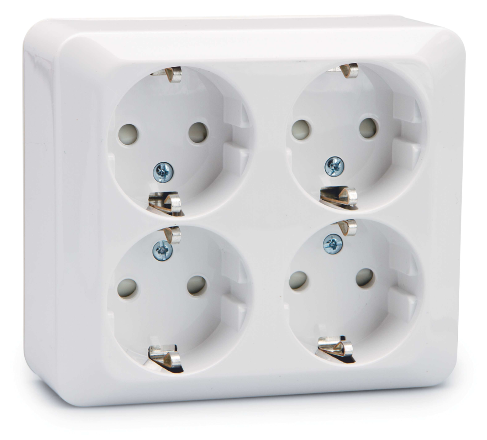 VÄGGUTTAG SCHNEIDER ELECTRIC UPL 4V EXXACT OJ SB, SB