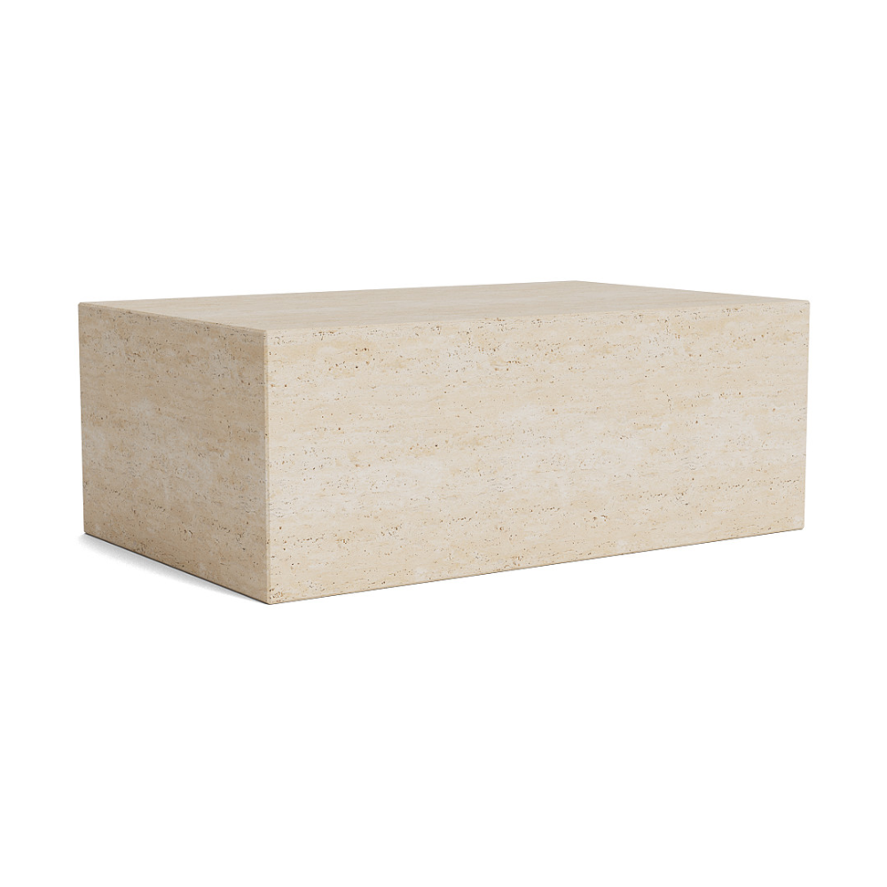 Cubism soffbord large 80x50 cm, Beige