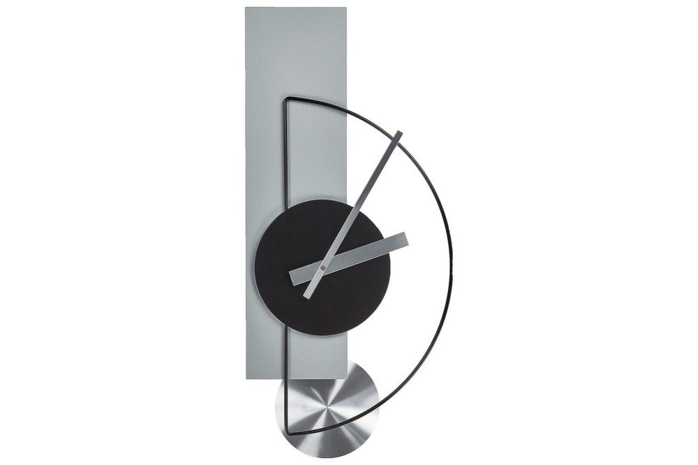 Väggklocka Cevins Grå/svart/silver
