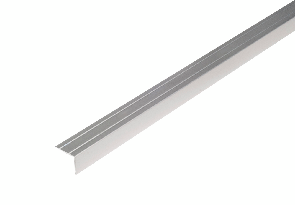TRAPPKANTLIST D-PROFILE N GRAFIT TEJP MONTERING 90CM 25X20MM