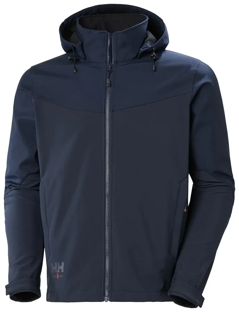 Helly Hansen Workwear Oxford 74290-990 Softshelljacka med huva Svart