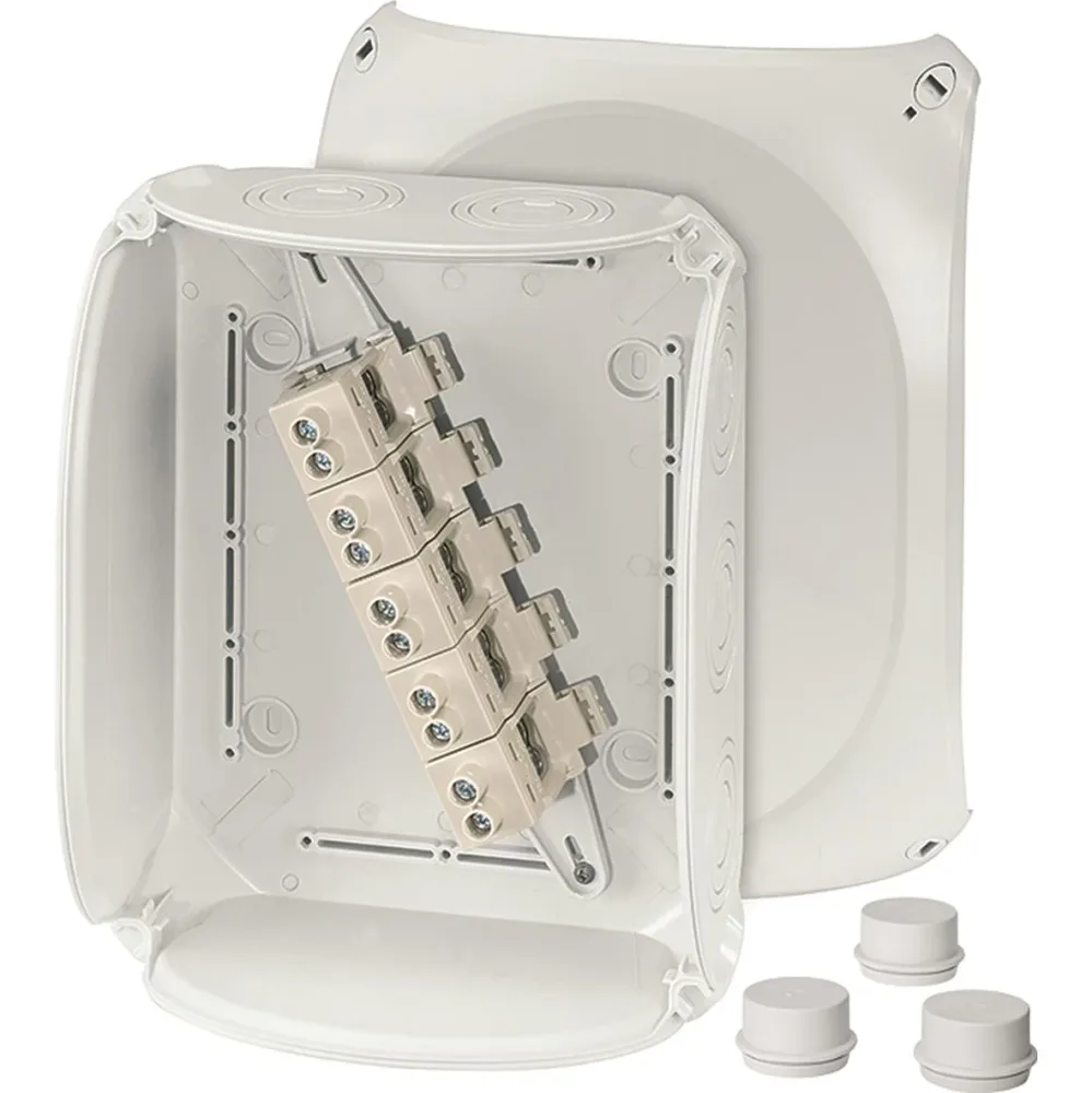 Hensel DK 2525 G Kopplingsdosa med plint, 25-35 mm 25 mm, 255 x 205 mm