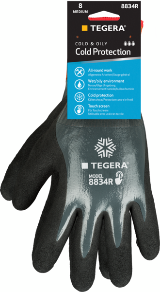 HANDSKE 8834R TEGERA SYNTETDOPPADE STL 10
