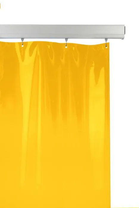 Industridraperi Gigant PVC Transparent 1900 x 2400 mm, Gul transparent