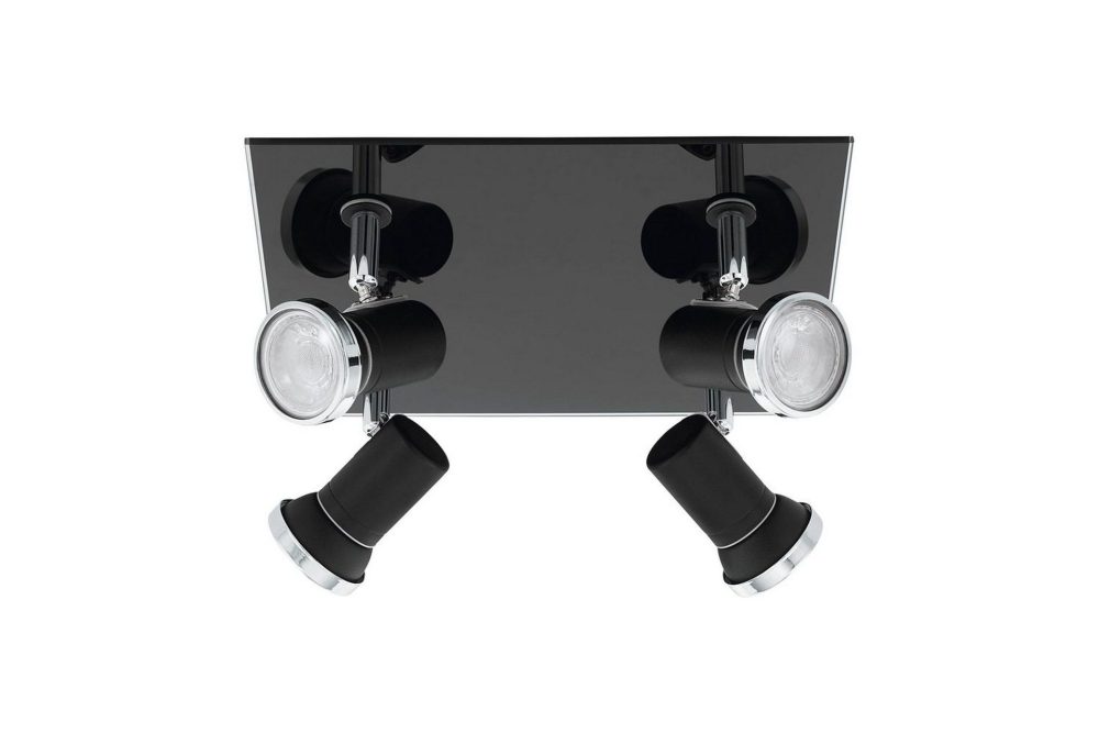 Spotlight Eglo Tamara 1 Kvadrat Svart, Krom Klar