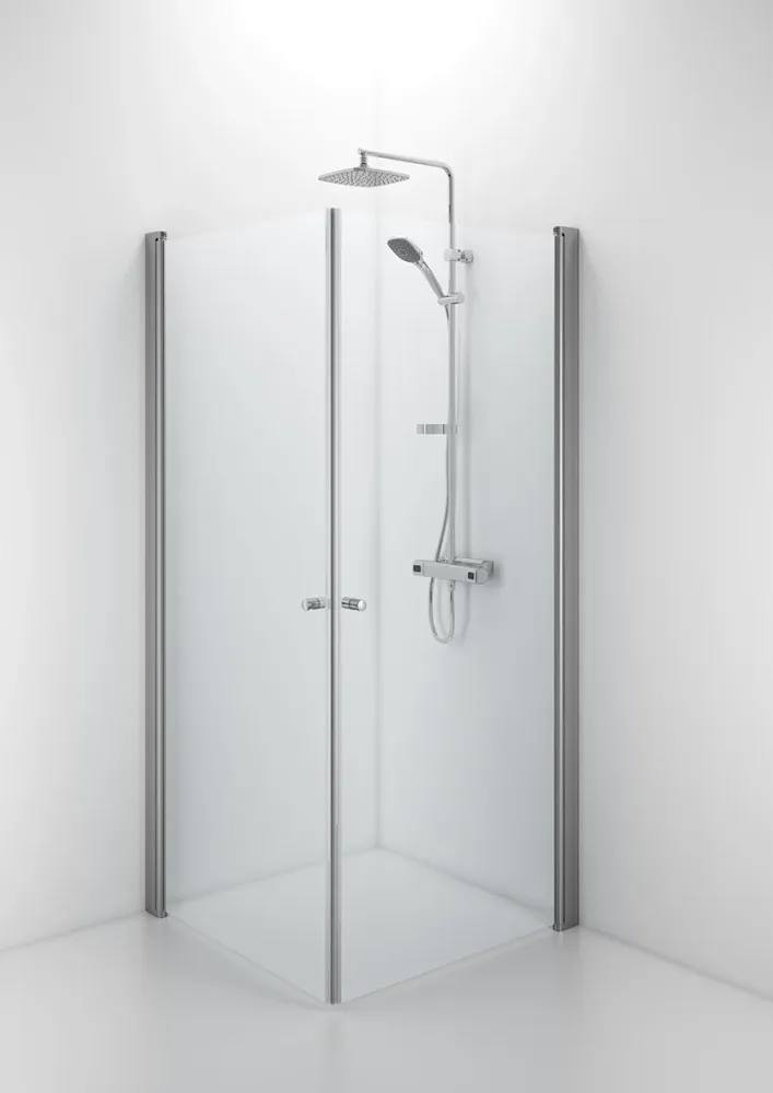 Contura Space SPNK 900 Duschvägg natur/klart glas 900 mm - Bild 2