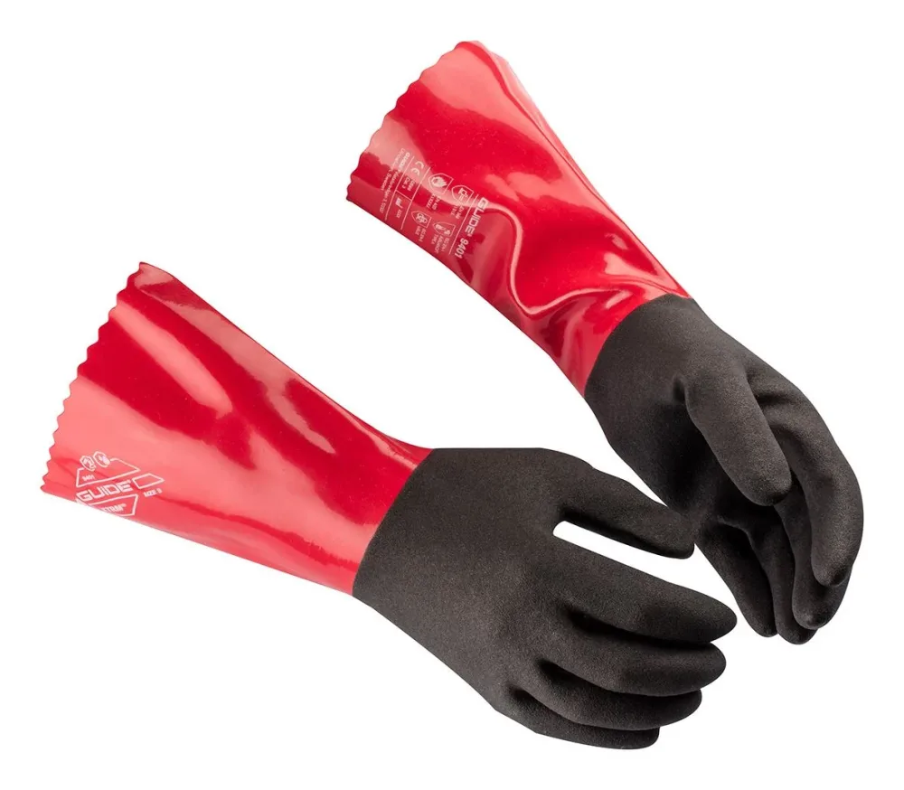 Guide Gloves 9401 Handske nitril, oljetät, virus 12