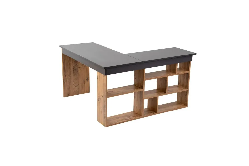 Skrivbord Regar Antracit Atlantisk Tall