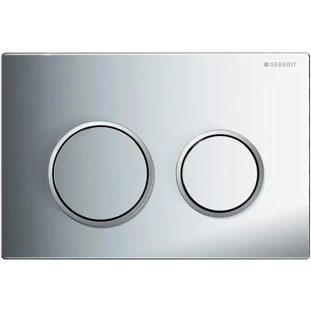Geberit Omega 20 Spolplatta dubbelspolning Vit/blank