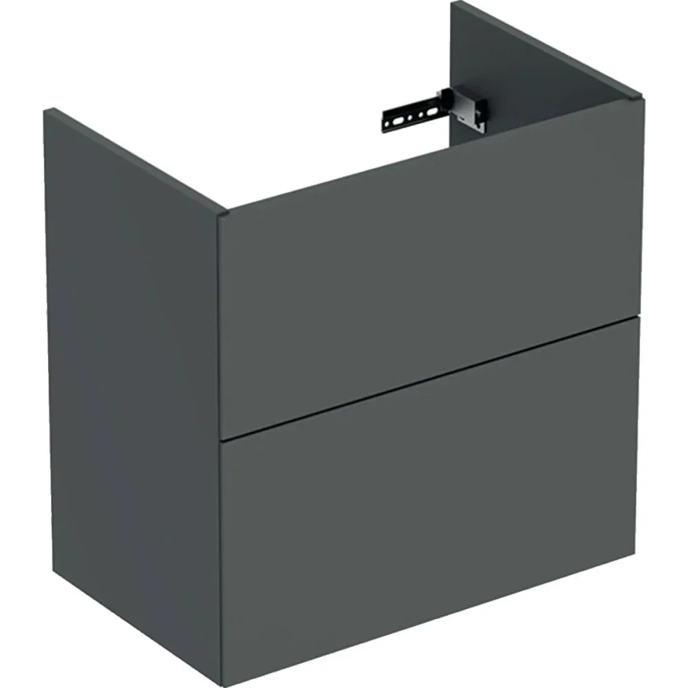 Ifö Elegant Tvättställsskåp 2 lådor, gråmatt Bredd: 90 cm