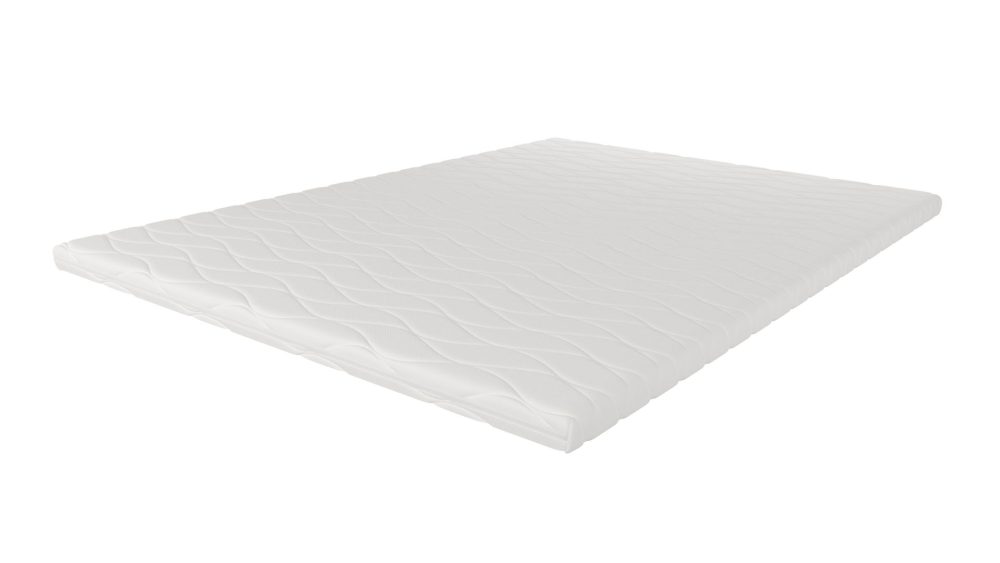 HVILA Foam bäddmadrass i Polyeterskum 140x200 cm – 7 cm Mjuk/Medium, Tvättbar Klädsel