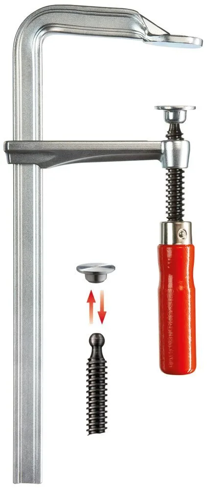 Bessey GZ50 Skruvtving Snabb fixering, stabil Spännvidd 500 och djup 120 mm - Bild 2