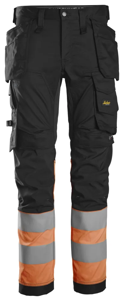 Snickers Workwear 6234 Arbetsbyxa svart/Hi-Vis gul Svart/Hi-Vis Gul