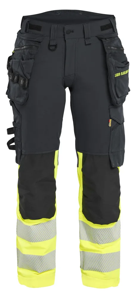 Blåkläder 702516489955C50 Arbetsbyxa varsel, svart/röd Svart/röd - Bild 2