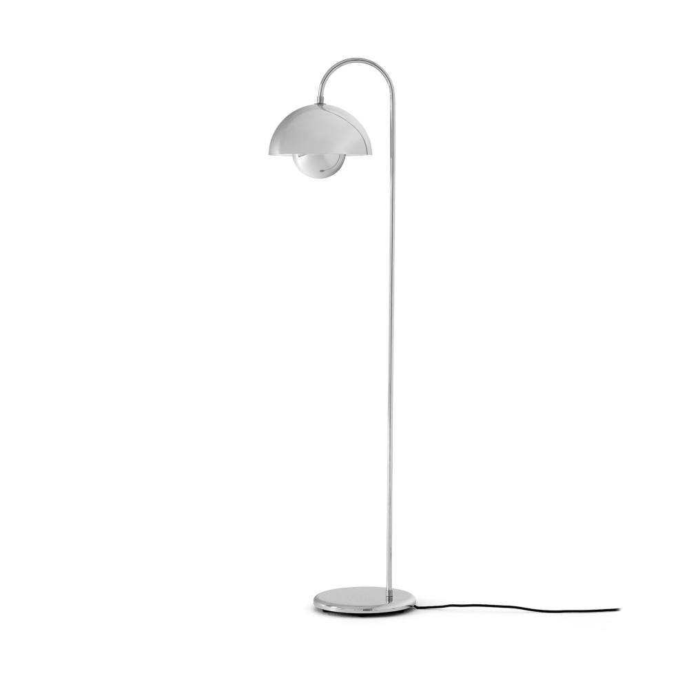 Flowerpot VP12 golvlampa, Chrome