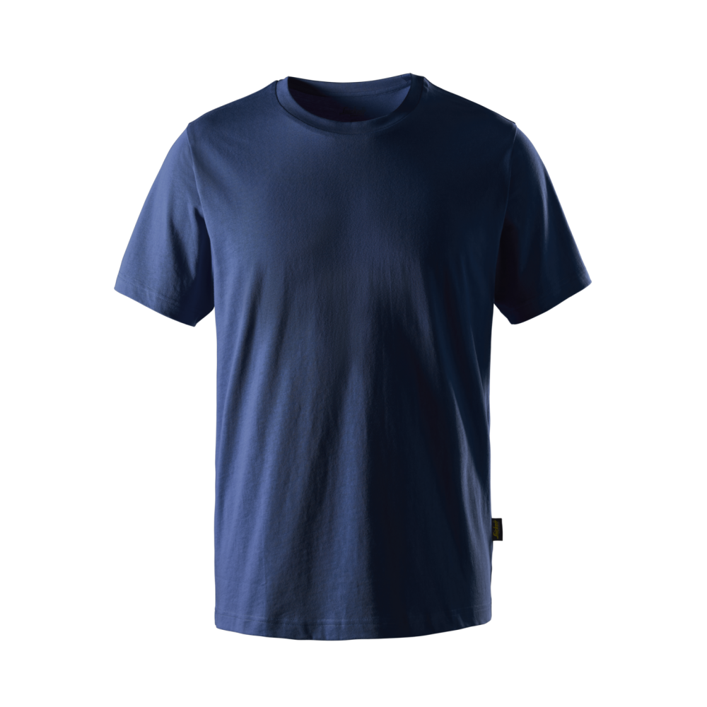 T-SHIRT I BOMULL DJUPBLÅ STL 5XL