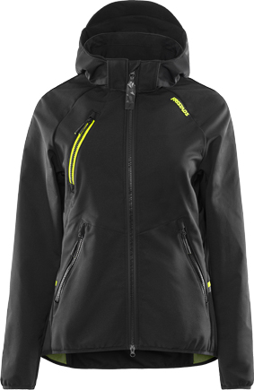 SOFTSHELLJACKA DAM 4872 GBF SVART STL 2XL