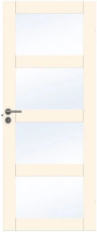 Swedoor Unique GW 04L Innerdörr vit (S 0502-Y) 825x1940 mm