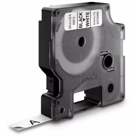 DYMO Standard D1 Tejp 9mm Blått på vitt