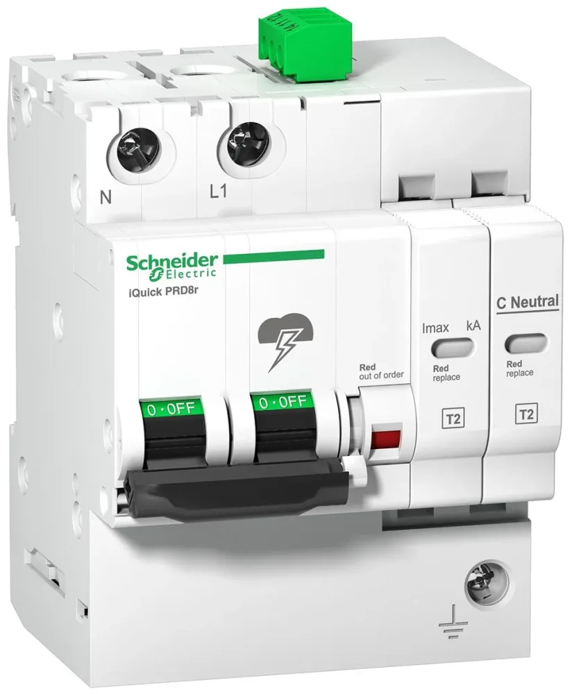 Schneider Electric A9L16292 Överspänningsskydd Quick PRD 40R, typ 2 1P+N