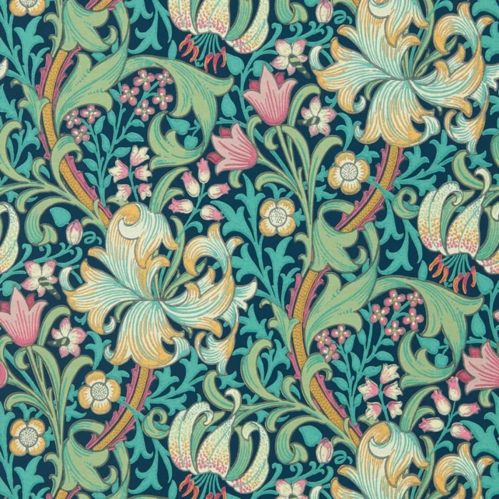 Bedford Park Golden Lily Galactic Ink Aarc510007 Tapet | Stuvbutiken