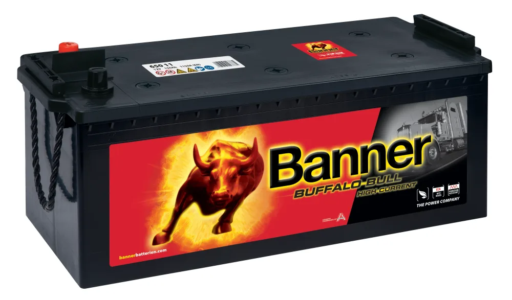 Banner Buffalo Bull 65011M Startbatteri 12V, 150 Ah