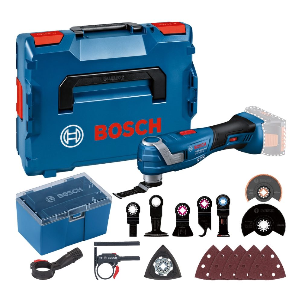 Kjøp Bosch Multiverktøy GOP 18V-34, uten batteri & lader i L-BOXX med tilbehør