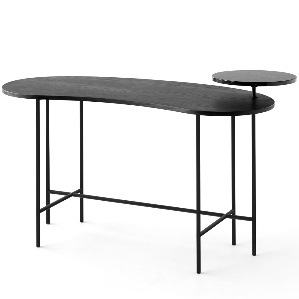 Palette skrivbord JH9, Svart-svart