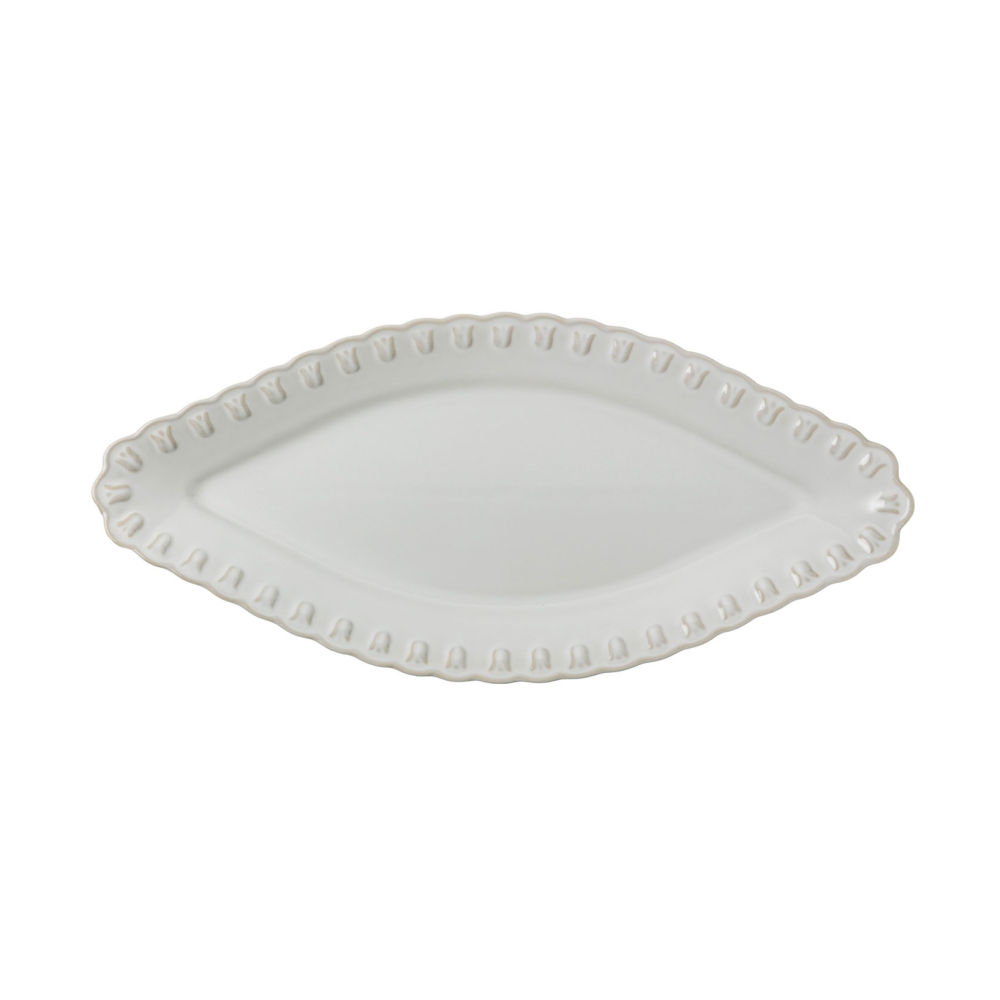 Tulipa ovalt fat 20x45 cm, White