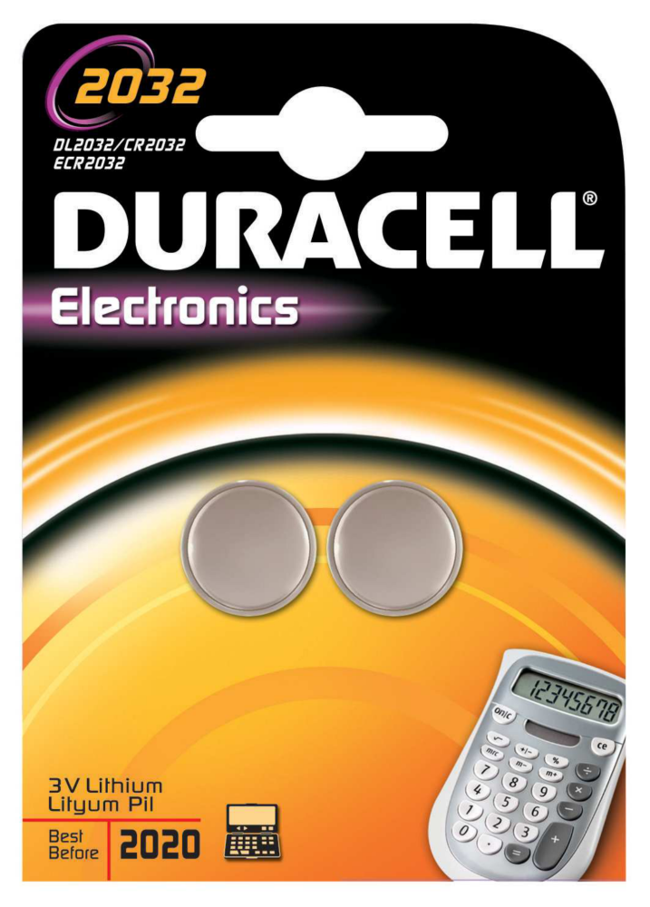 BATTERI DURACELL 2032 LITHIUM DURAC 2ST