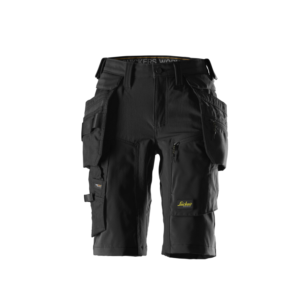 STRETCHSHORTS DAM AW HF SVART STL 54